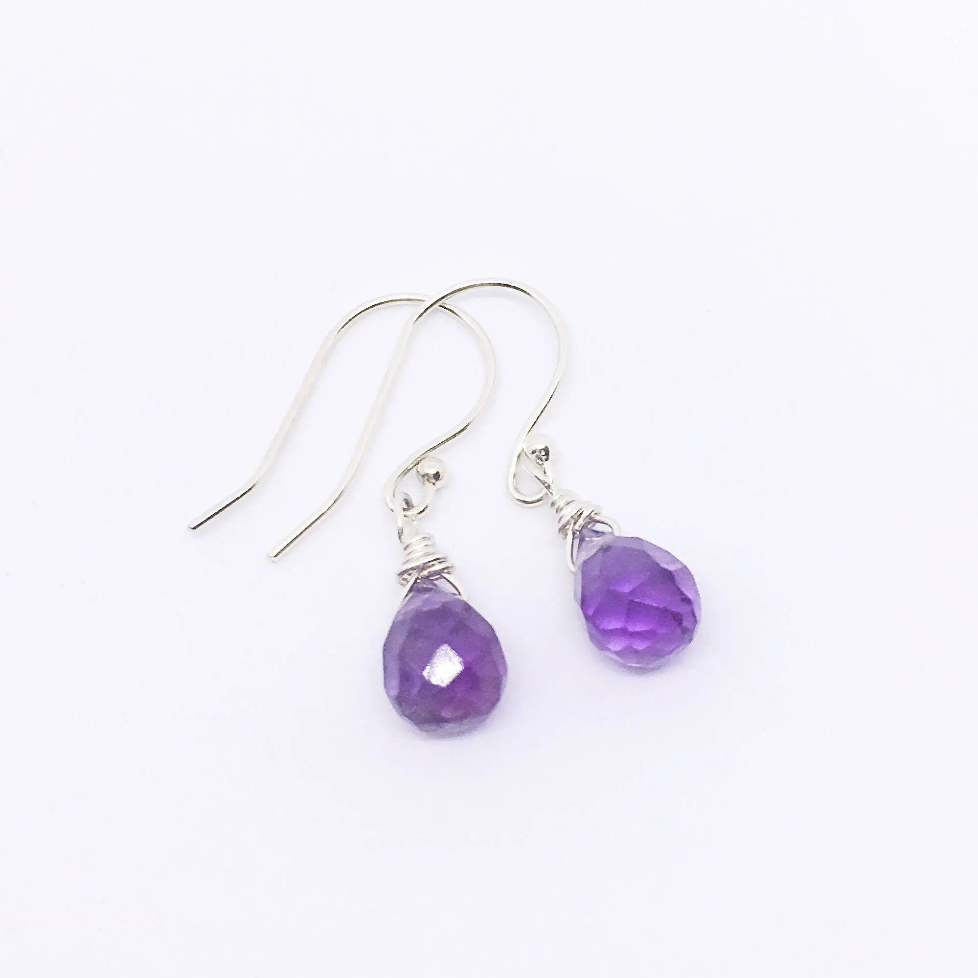 Amethyst Sterling Silver Earrings
