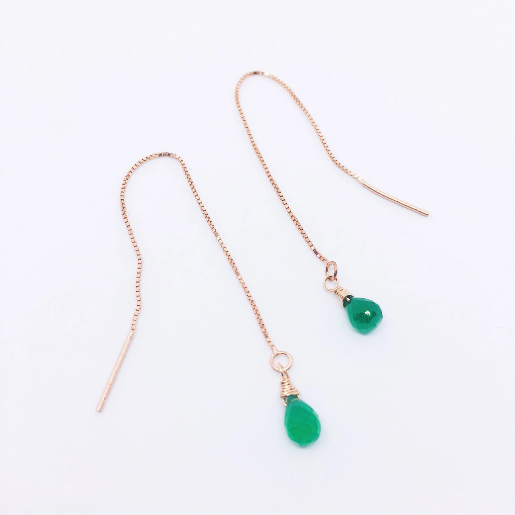 Gemstone Sterling Silver Earrings