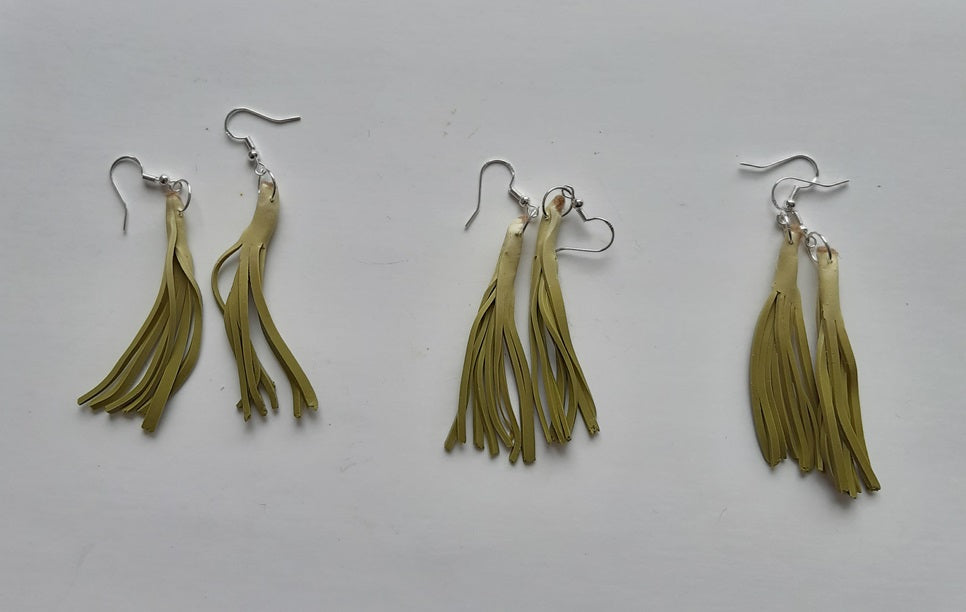 Örhängen: purjolök