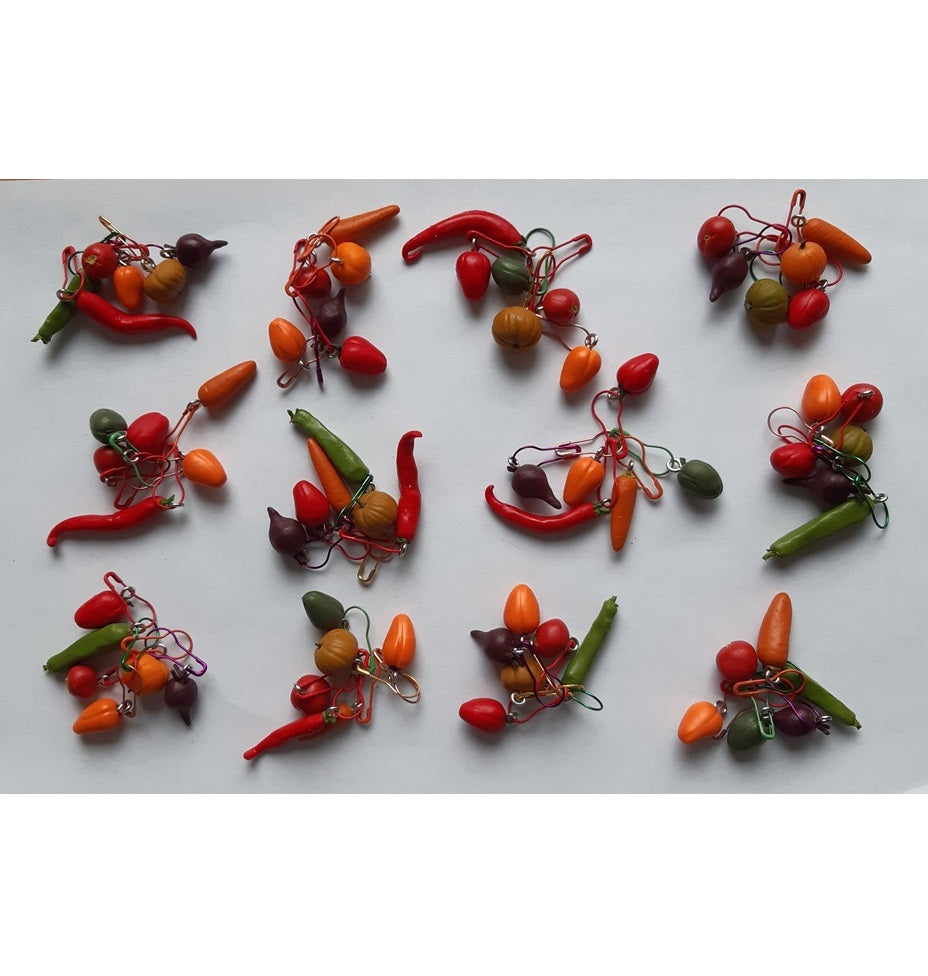 Stickmarkörer: grönsaker