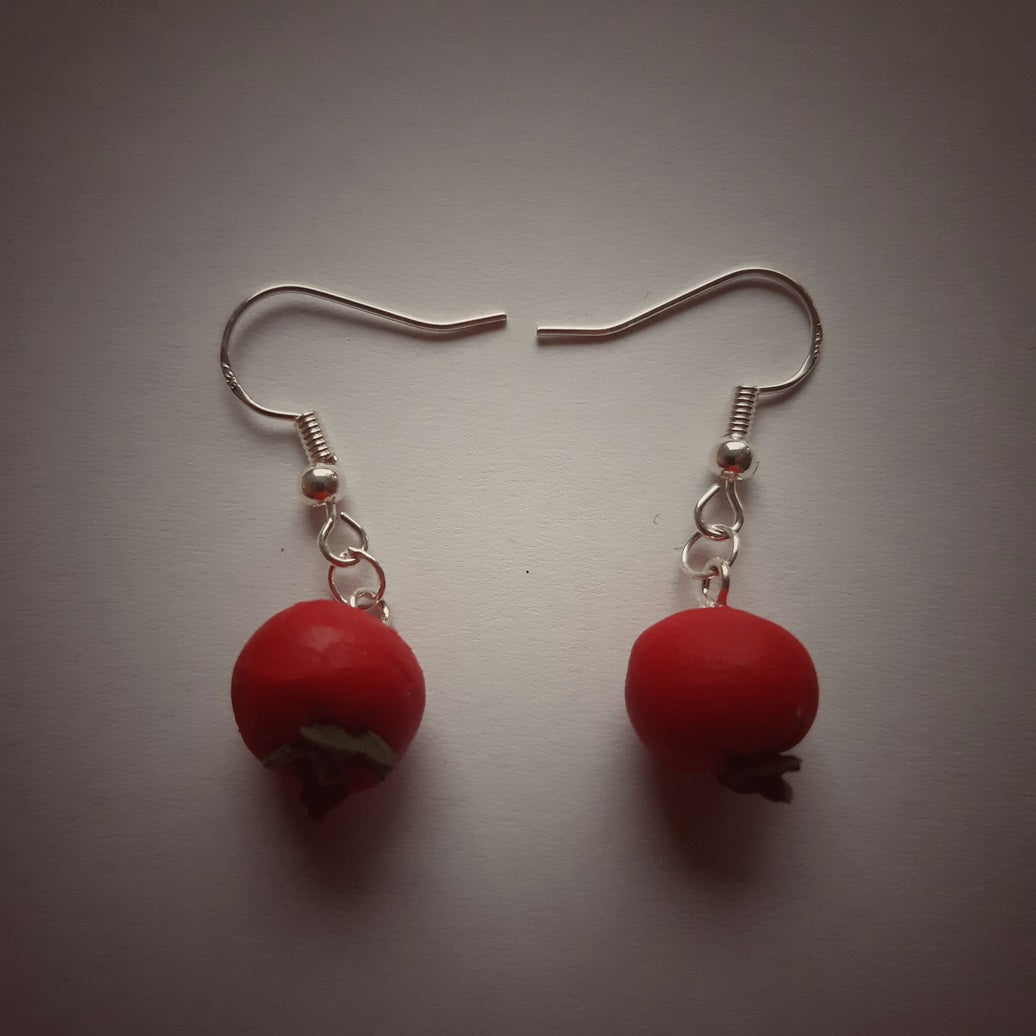 Örhängen: grönsaker