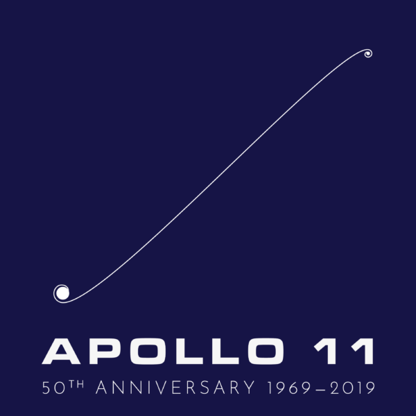 Klistermärke Apollo 11, Trajectory, 50 årsjubileum