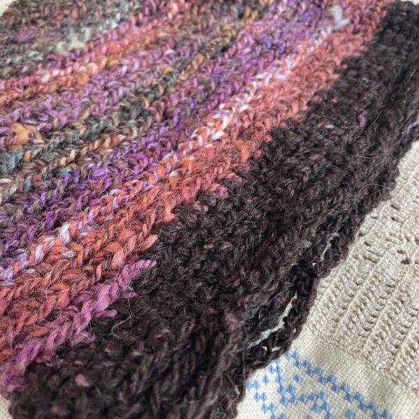Blooms, cap in handspun yarn