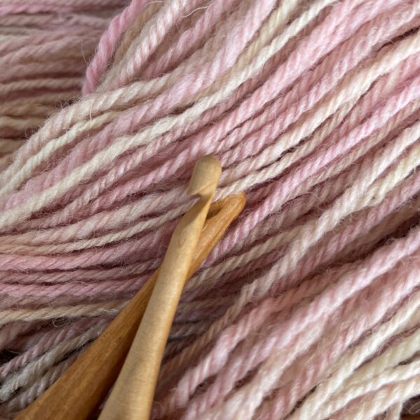Ice Cream, handspun yarn