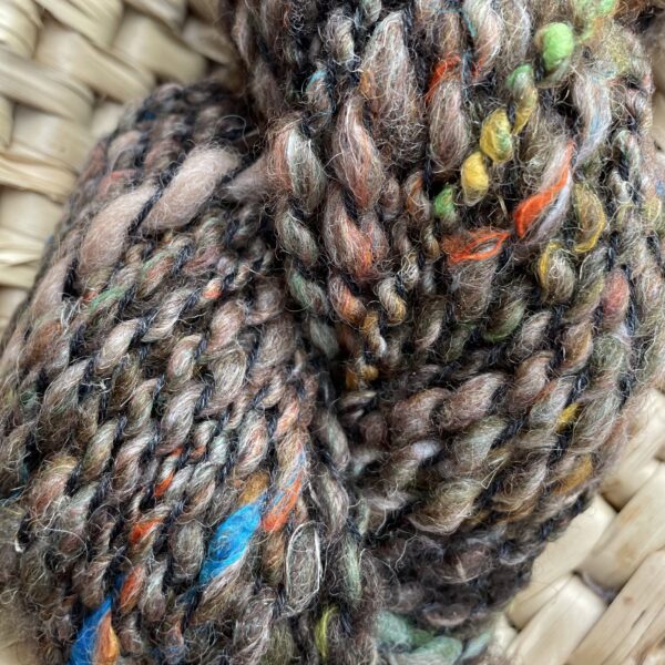 Tangled Roots, handspun yarn