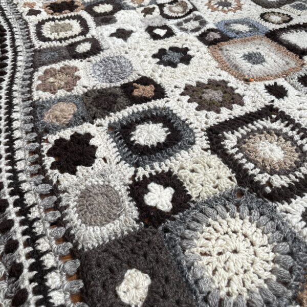 Mosaic Squares blanket