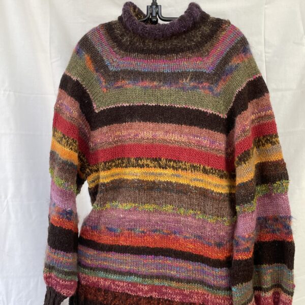 Jolie-laide, handknit sweater