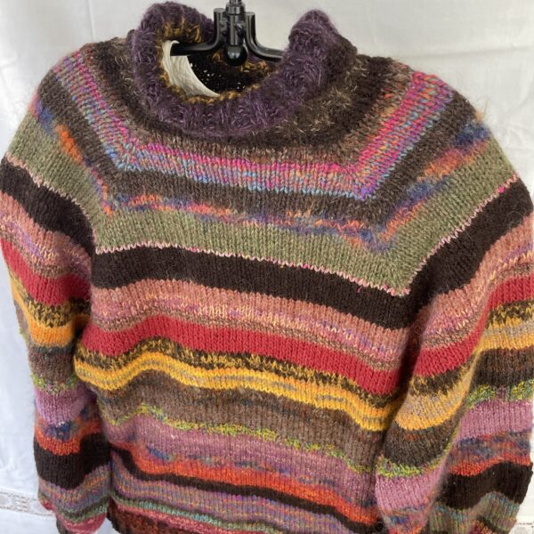 Jolie-laide, handknit sweater