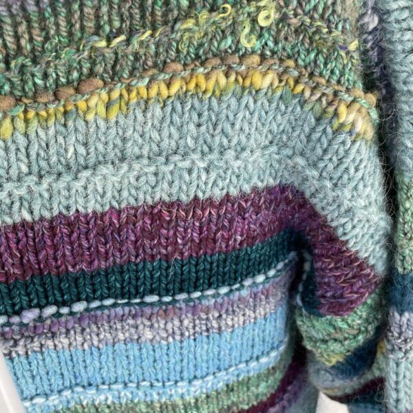 Rain Boots, handknit sweater