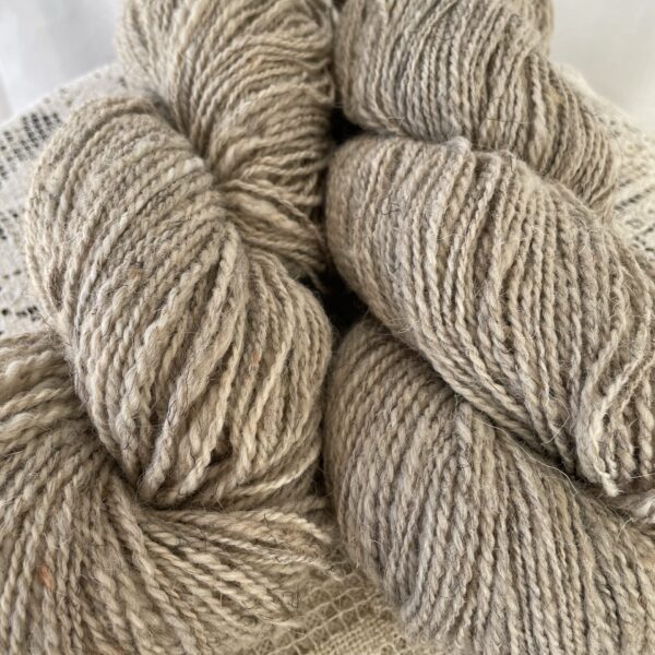 Late Snow, handspun yarn