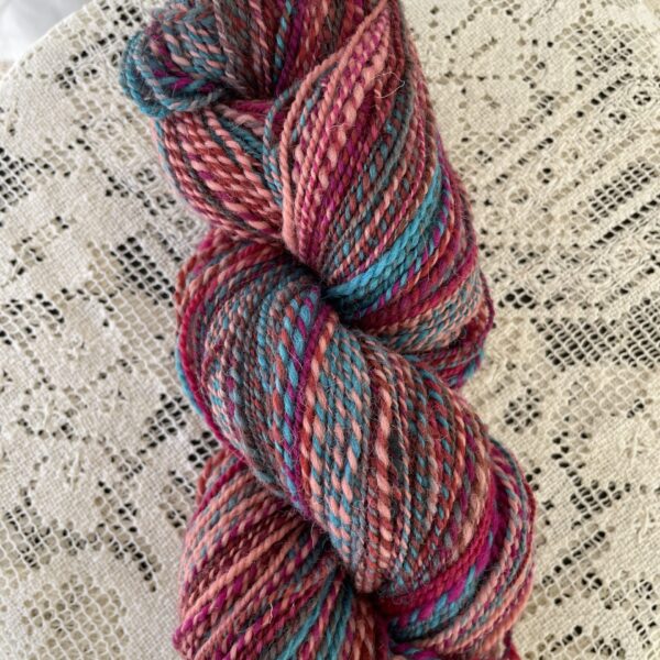 Handspun Kent-Romney wool