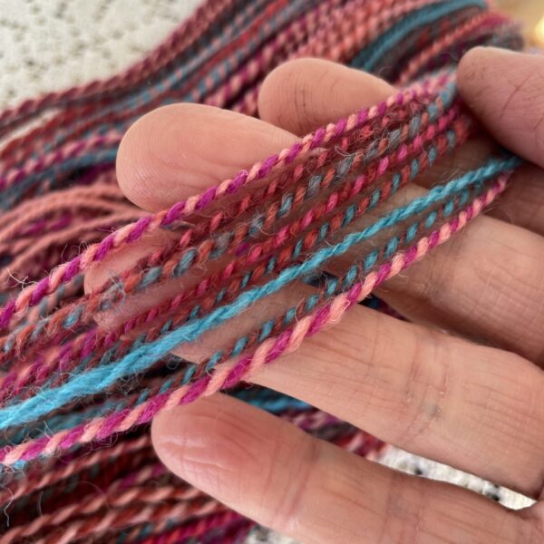 Handspun Kent-Romney wool