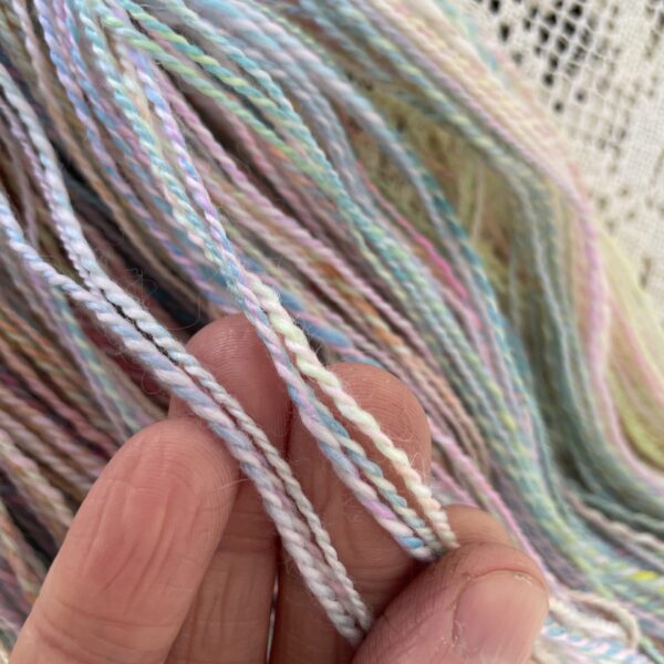 Handspun merino-mohair blend