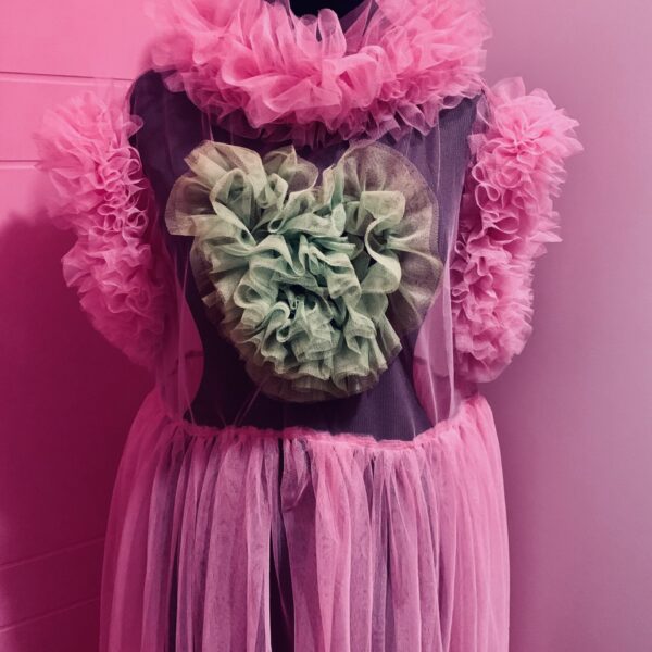 Herta Heart tulle dress