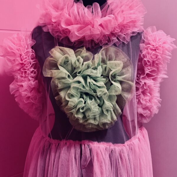 Herta Heart tulle dress