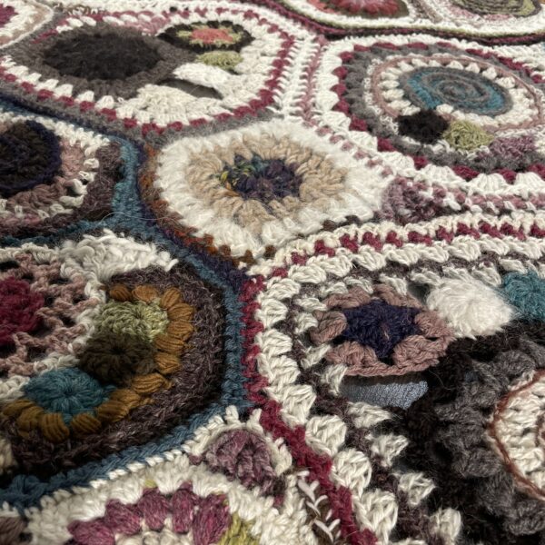 Sewing Circle, crocheted blanket