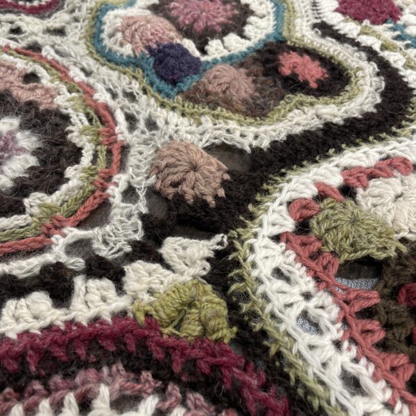 Sewing Circle, crocheted blanket