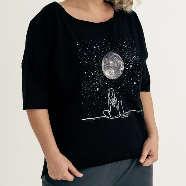 Tee 3D My Moon / Black