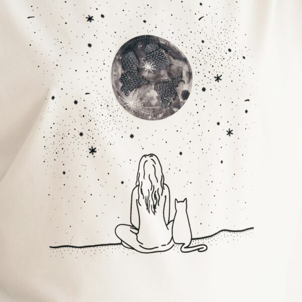 Tee 3D My Moon / Naturel