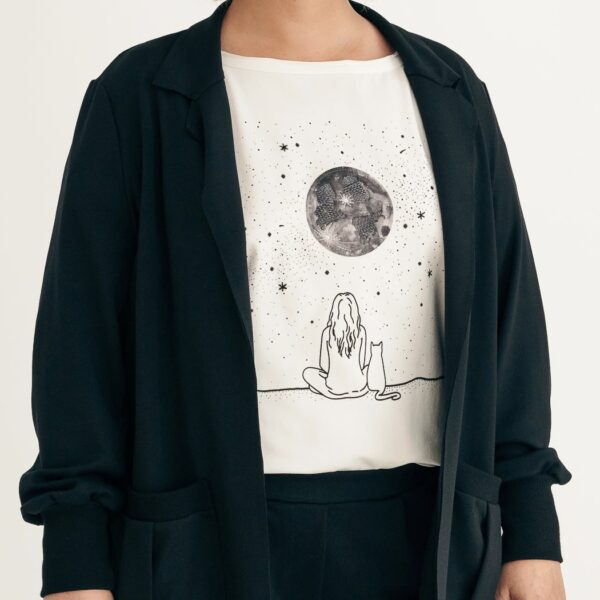 Tee 3D My Moon / Naturel